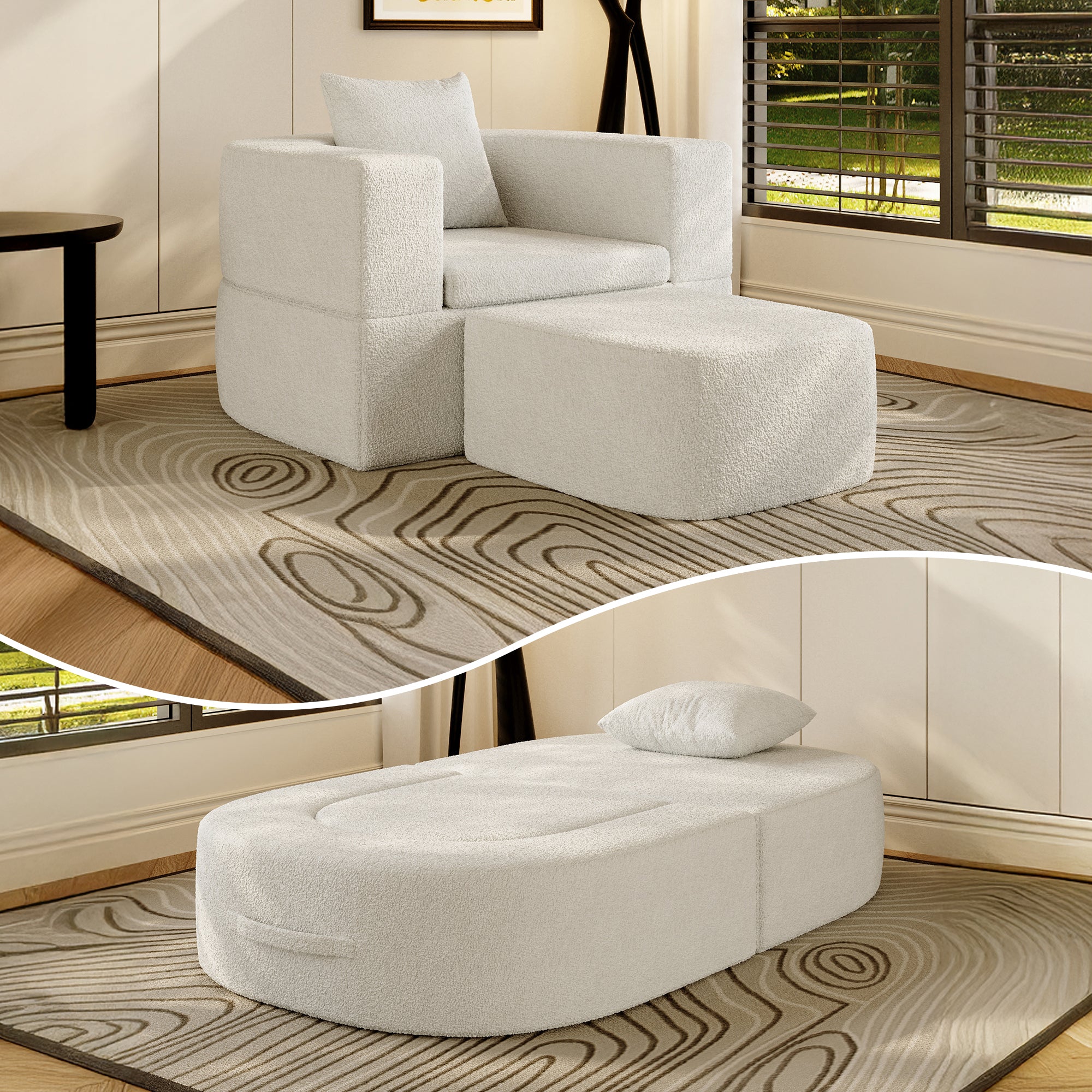 Modern Lazy Sofa Foam Couch Sectional Sofa Togo Sofa Floor Sofa, SF137