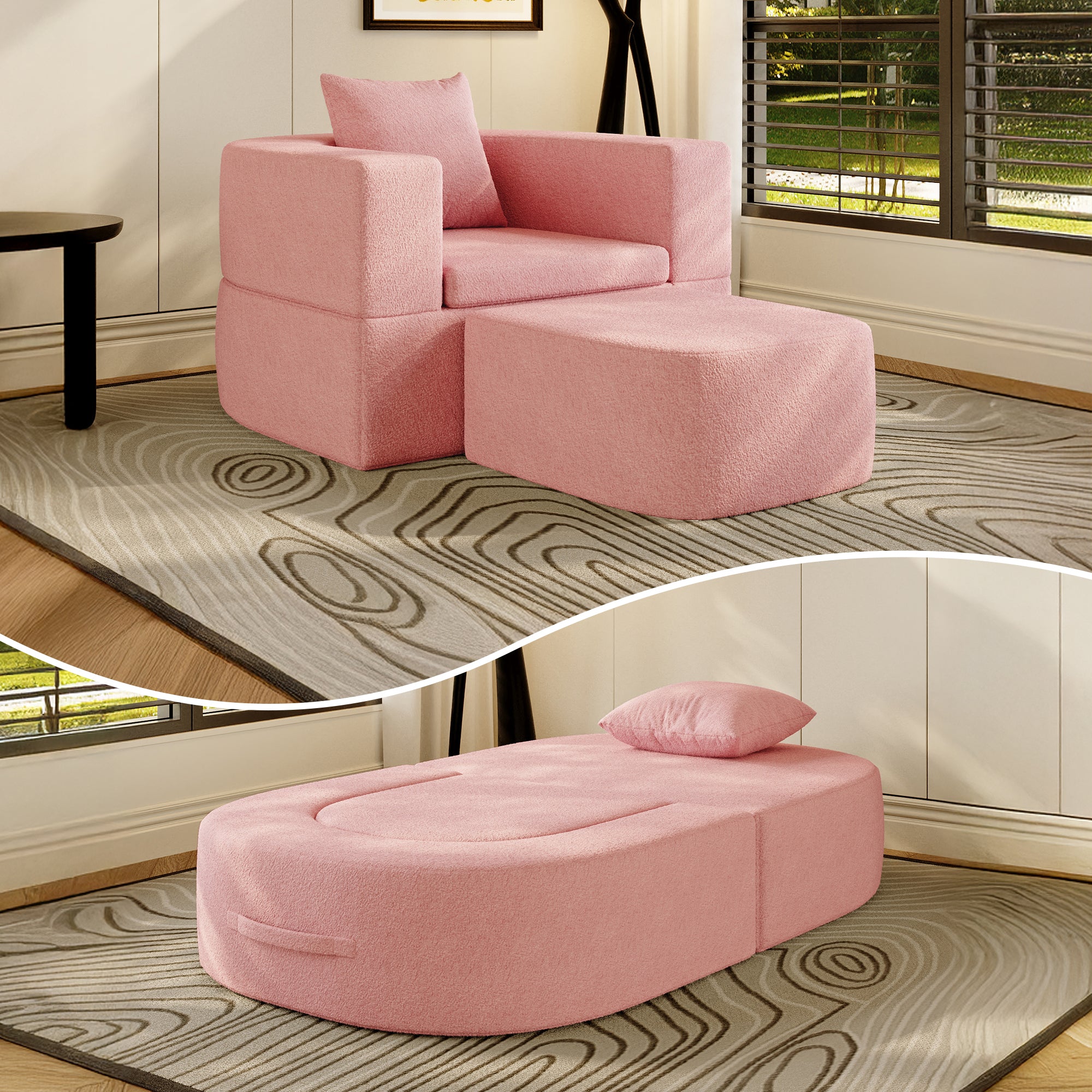 Modern Lazy Sofa Foam Couch Sectional Sofa Togo Sofa Floor Sofa, SF137