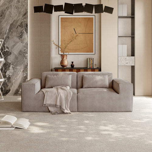 Cloud Sectional Couch, Modern Modular Sofa with Deep Seat, Upholstered Couches for Living Room