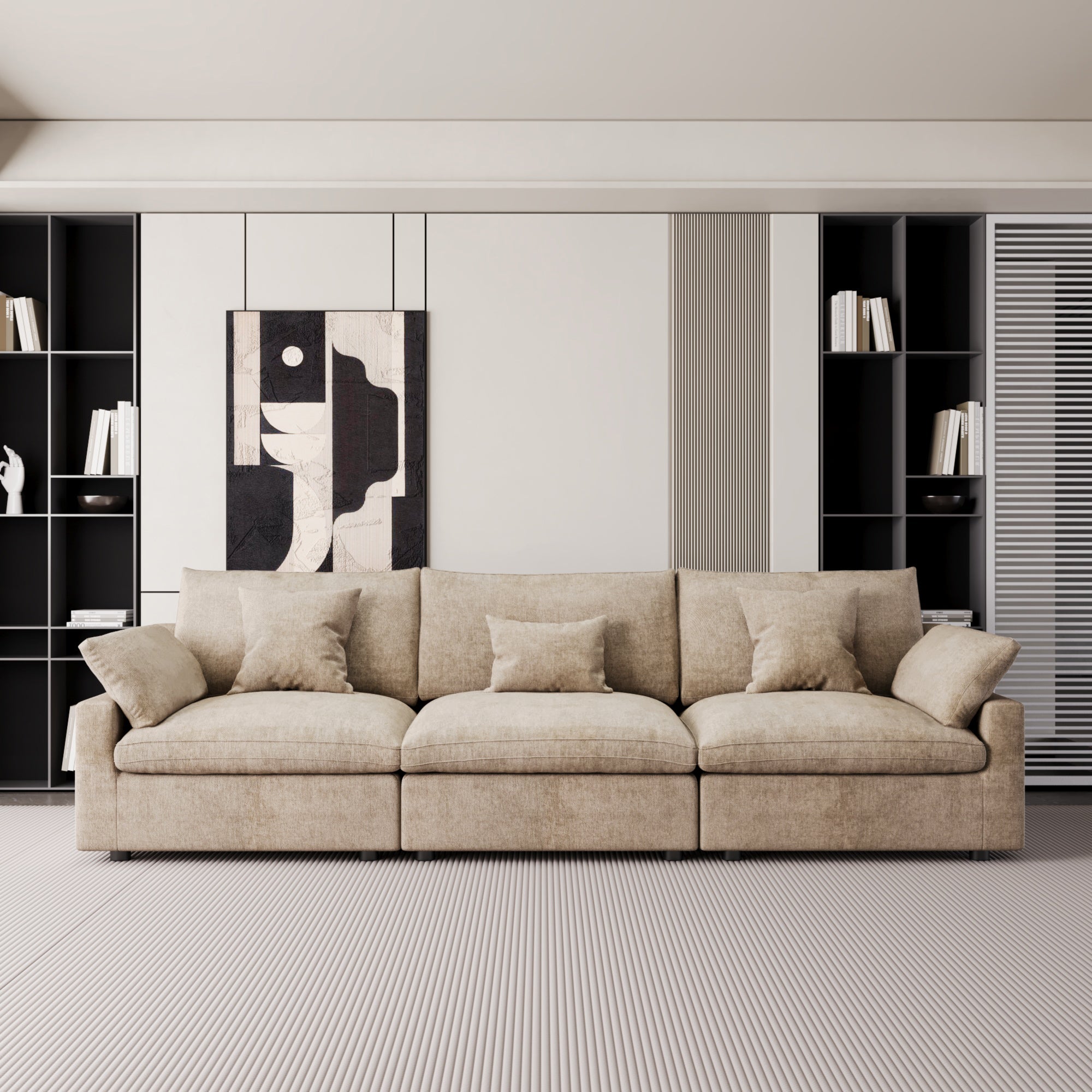 Modular Sofa & Sectional Sofa - L Shaped Deep Seat Cloud Couch, SF140