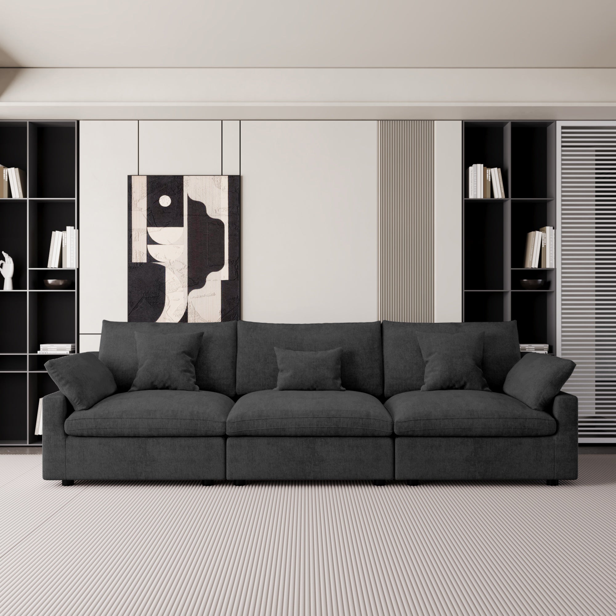 Modular Sofa & Sectional Sofa - L Shaped Deep Seat Cloud Couch, SF140
