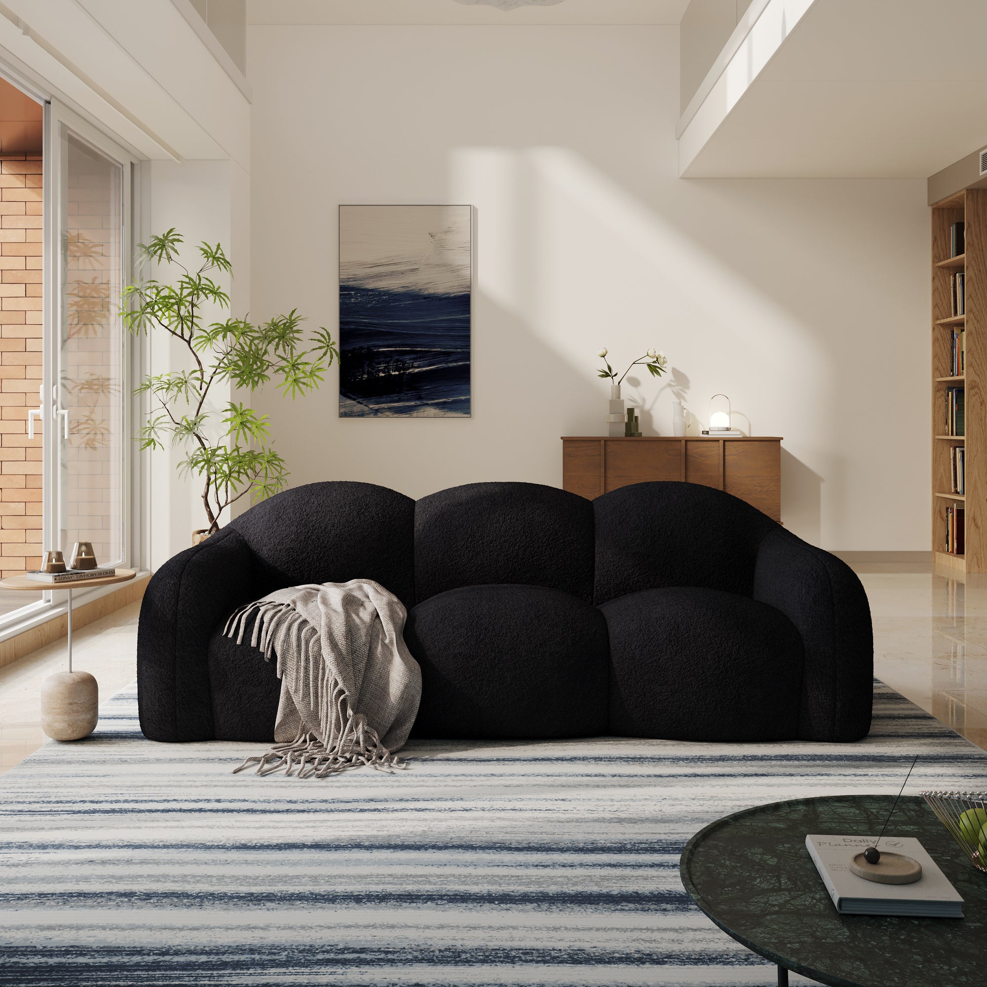 Modern Curved Cloud Shaped Couch