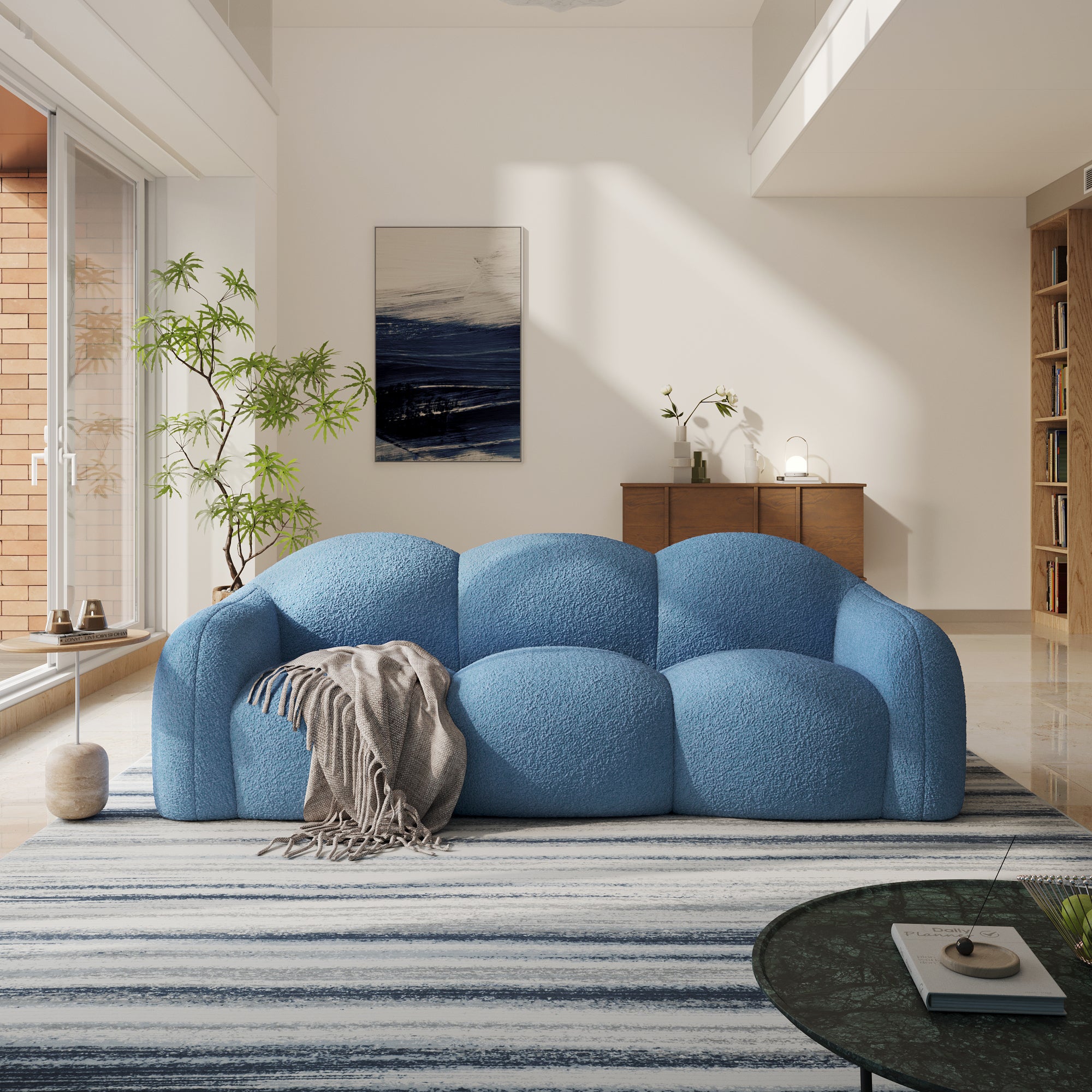 Modern Curved Cloud Shaped Couch
