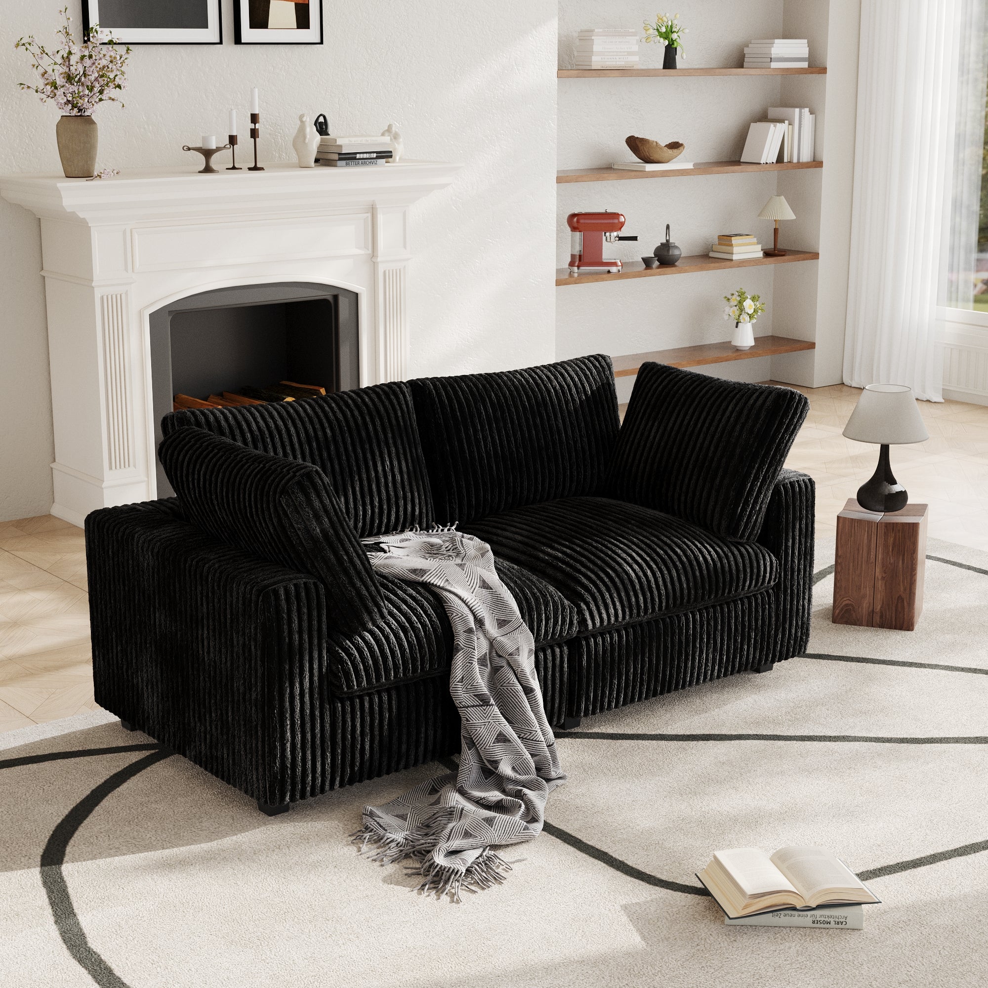 Modular Sectional Sofa, Plush Deep Seat Cloud Sofa Couch for Living Room