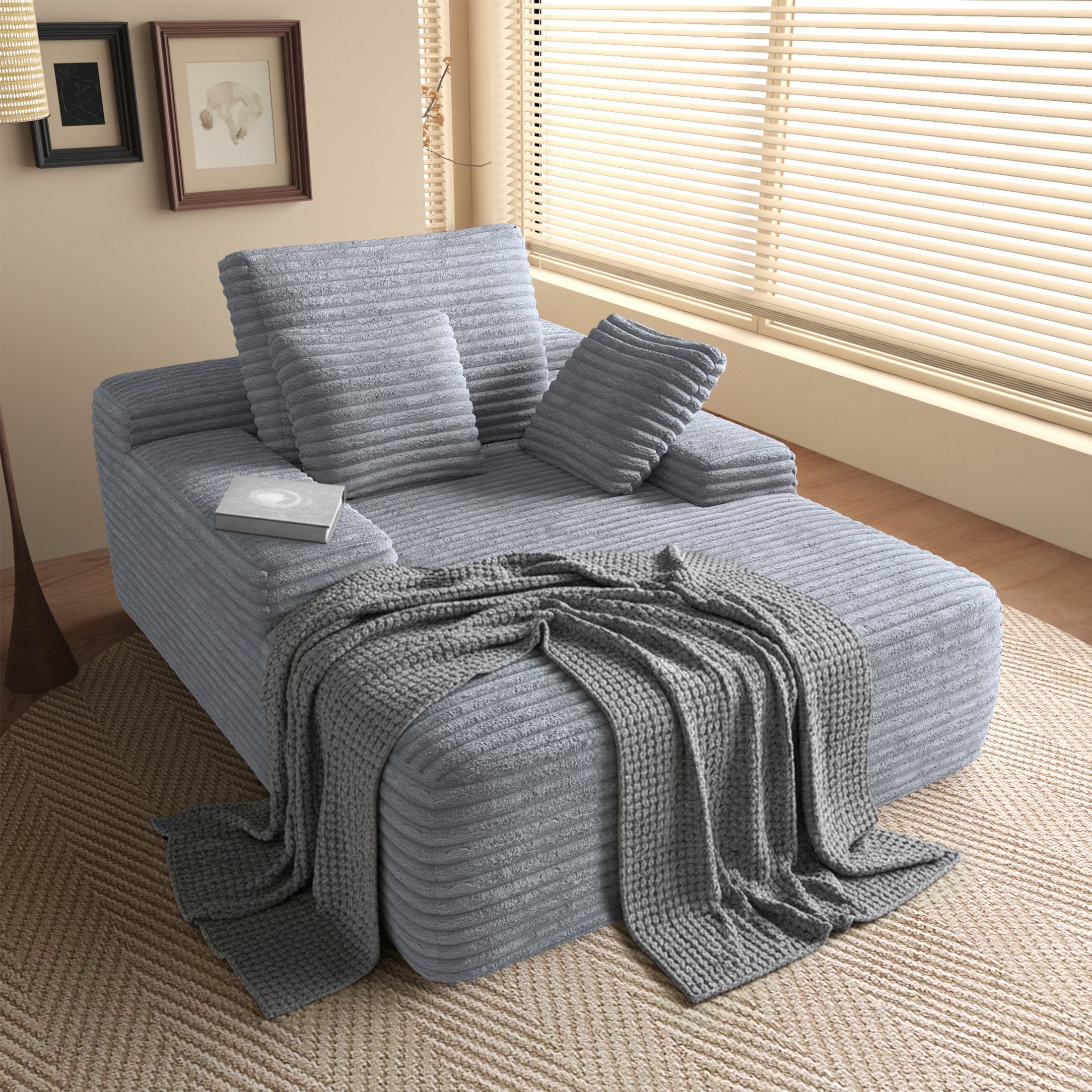 Modern Lazy Sofa Foam Couch Sectional Sofa Togo Sofa Floor Sofa, SF137