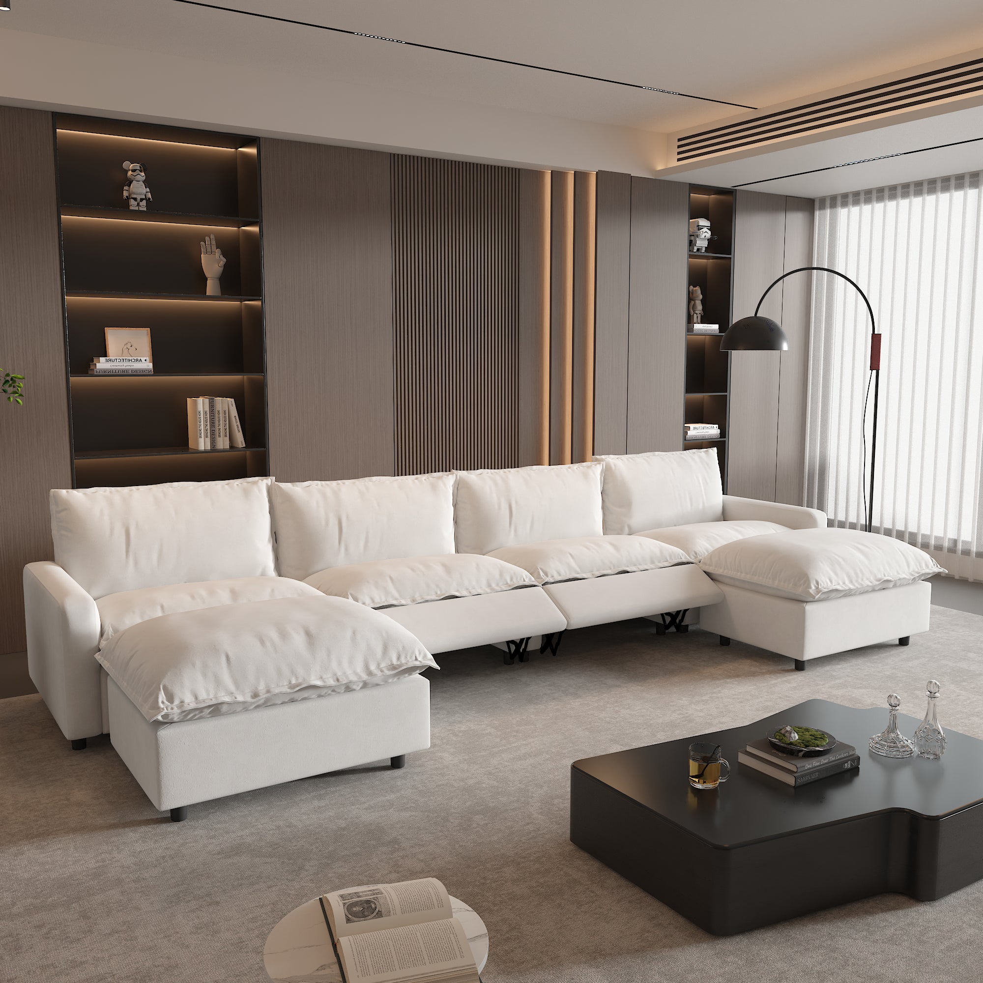 Power Recliner Sofa Couch Set, SF151