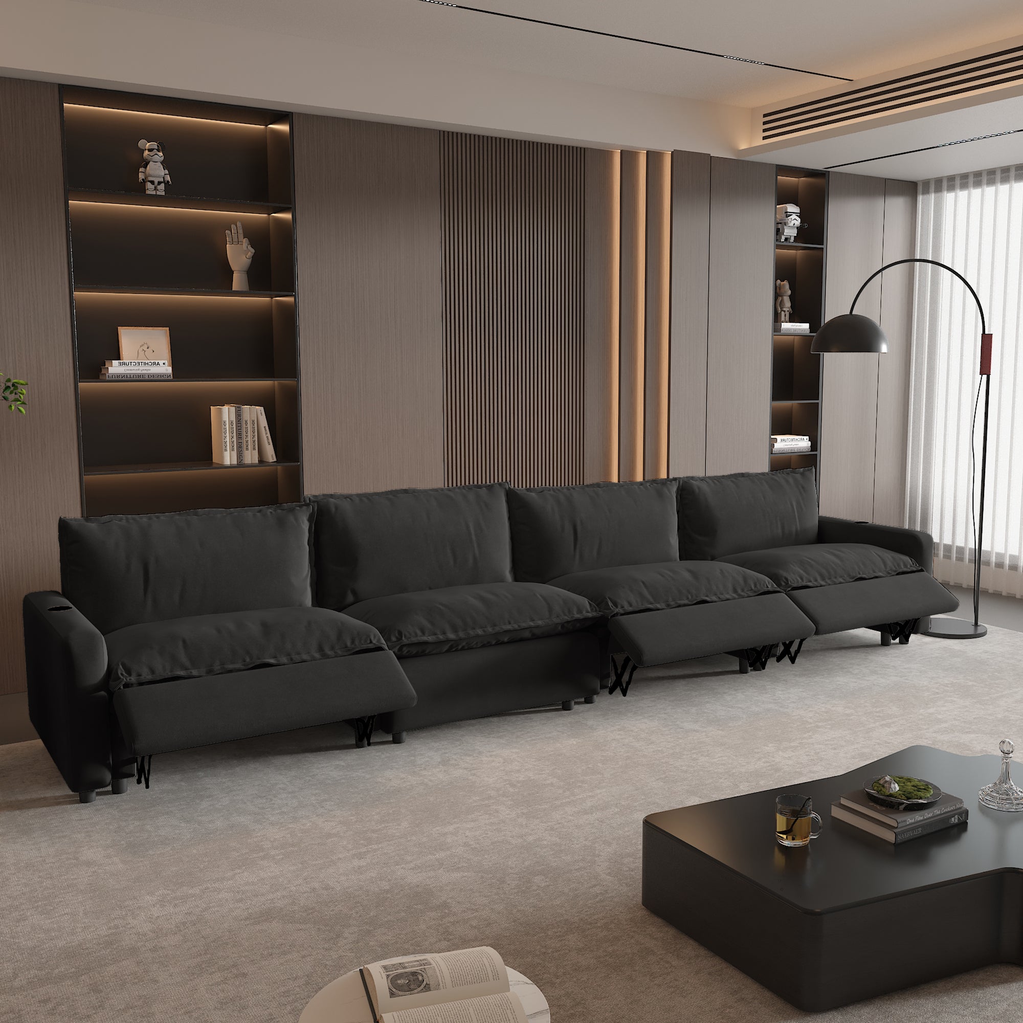 Power Recliner Sofa Couch Set, SF151