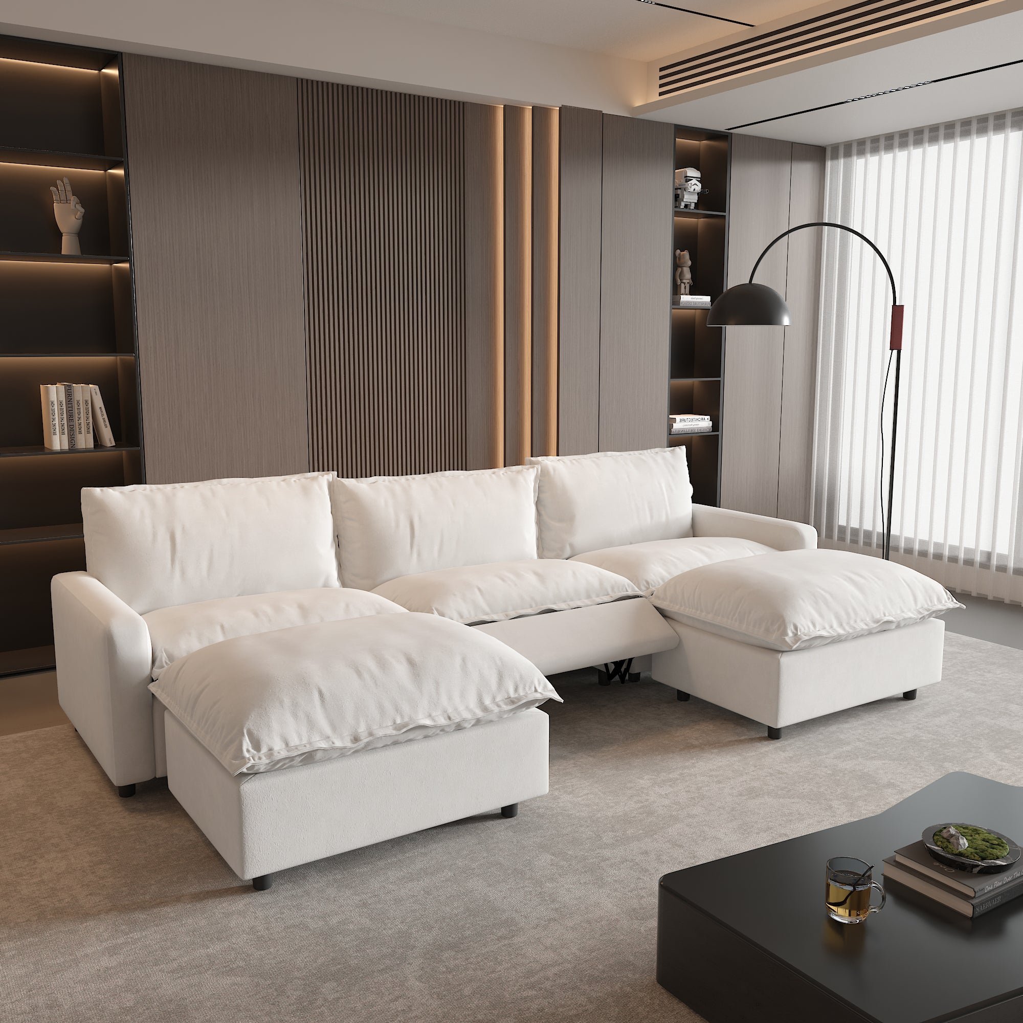 Power Recliner Sofa Couch Set, SF151