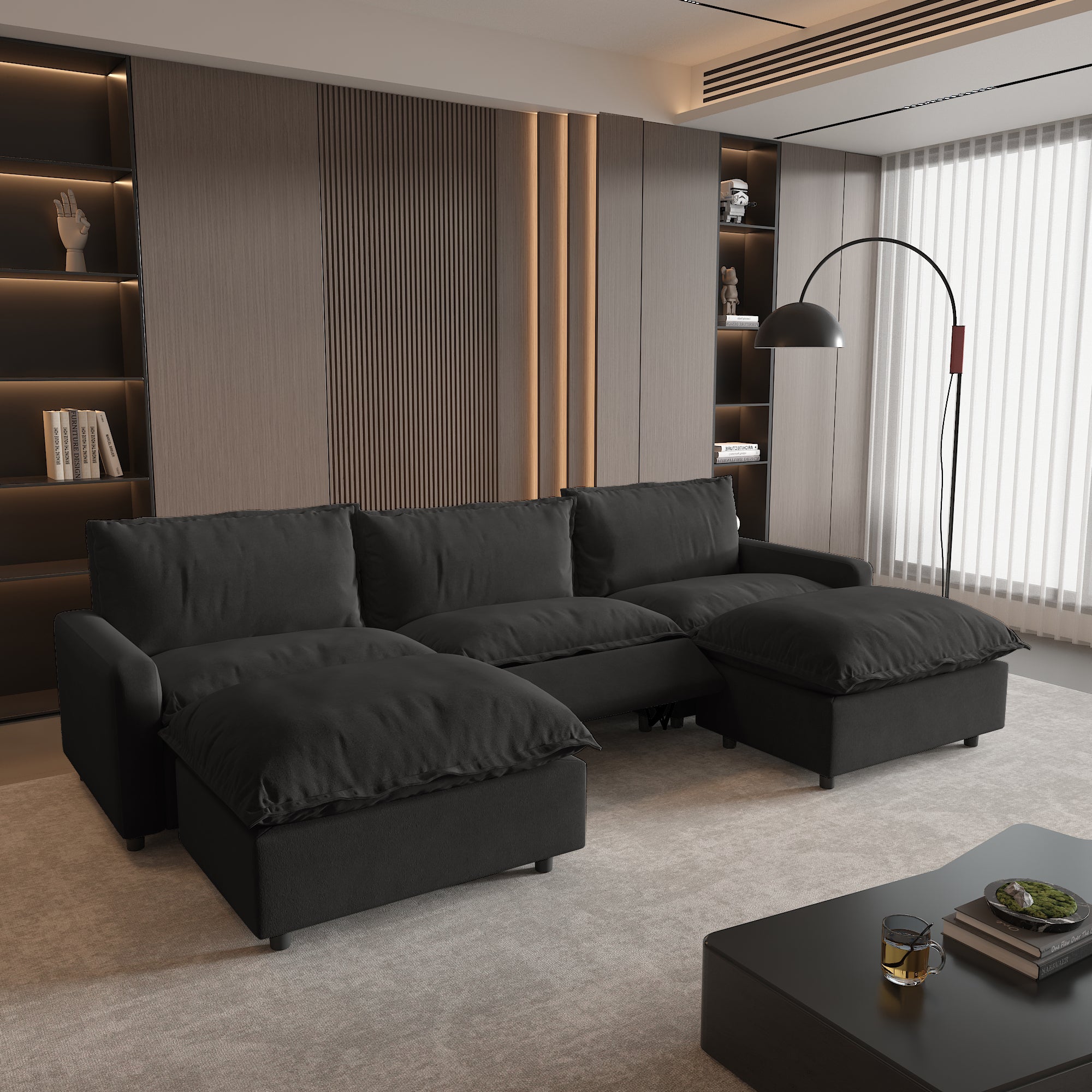 Power Recliner Sofa Couch Set, SF151