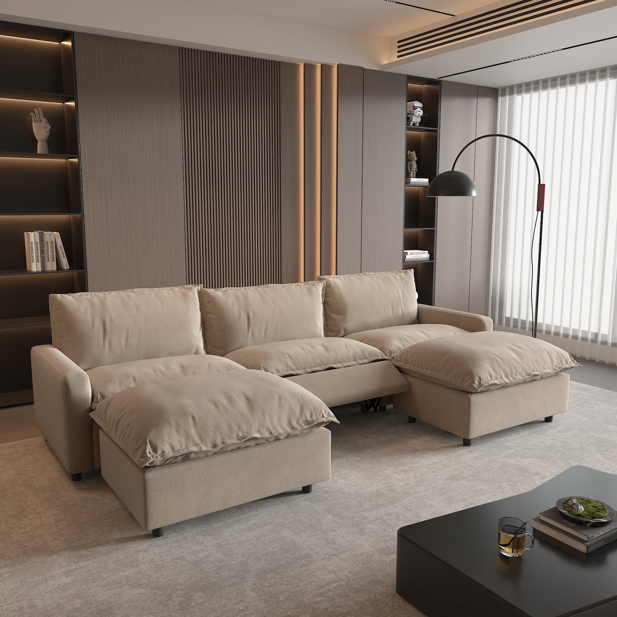 Power Recliner Sofa Couch Set, SF151