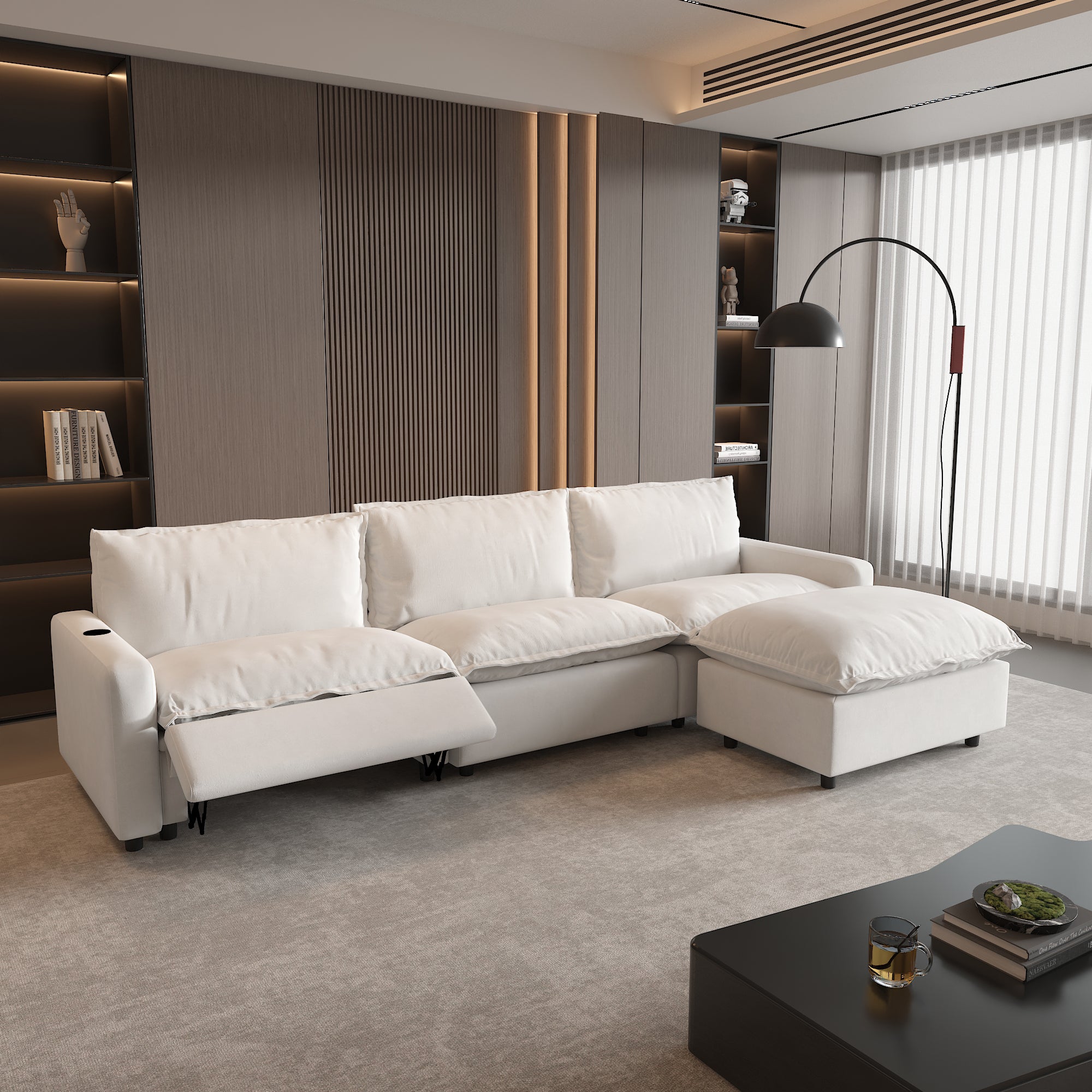 Power Recliner Sofa Couch Set, SF151