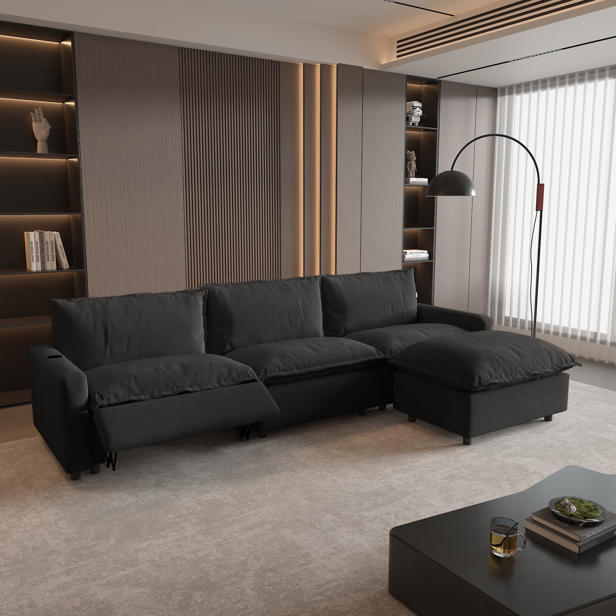 Power Recliner Sofa Couch Set, SF151