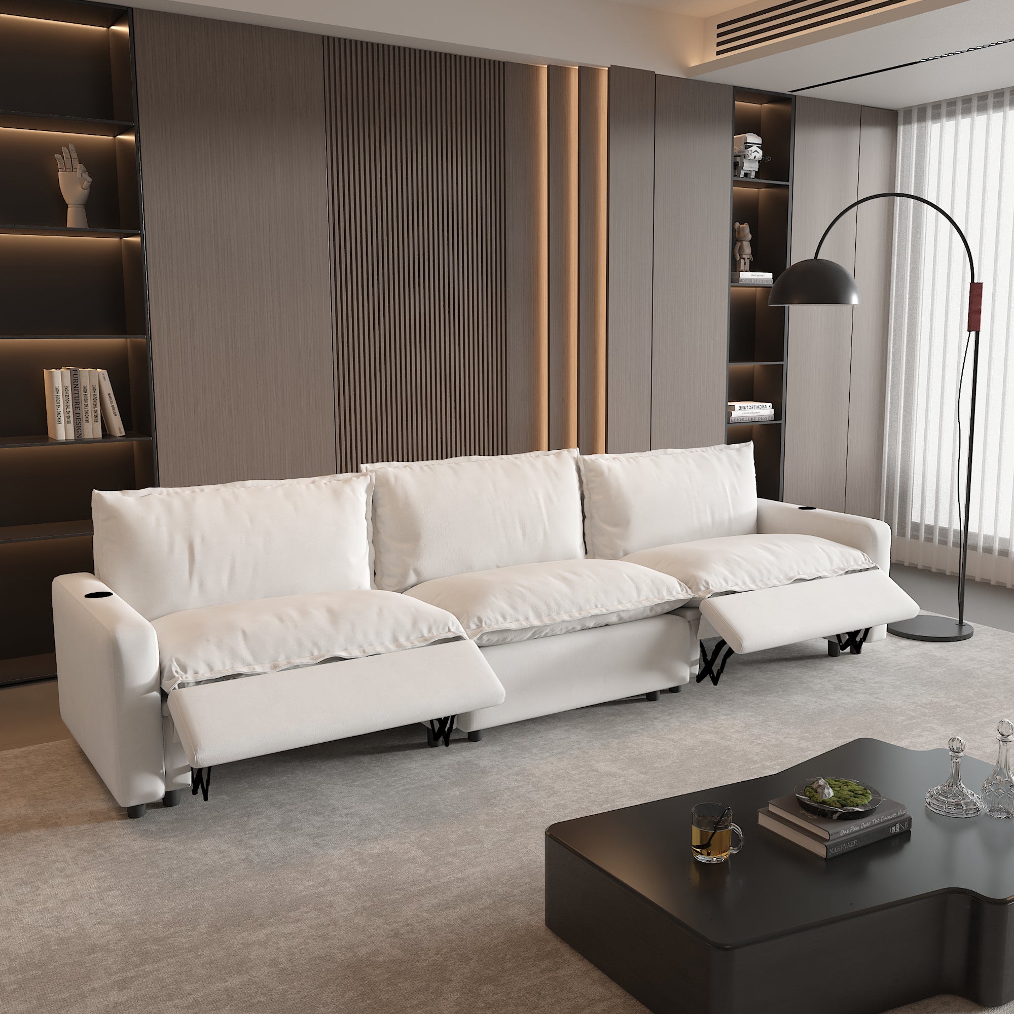 Power Recliner Sofa Couch Set, SF151