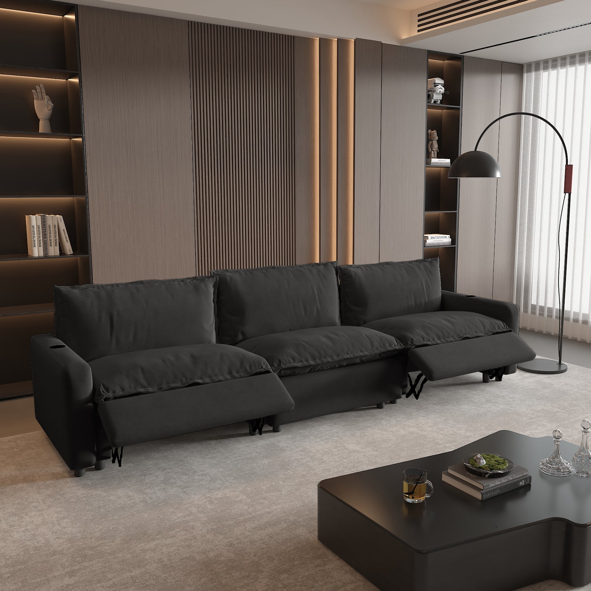 Power Recliner Sofa Couch Set, SF151