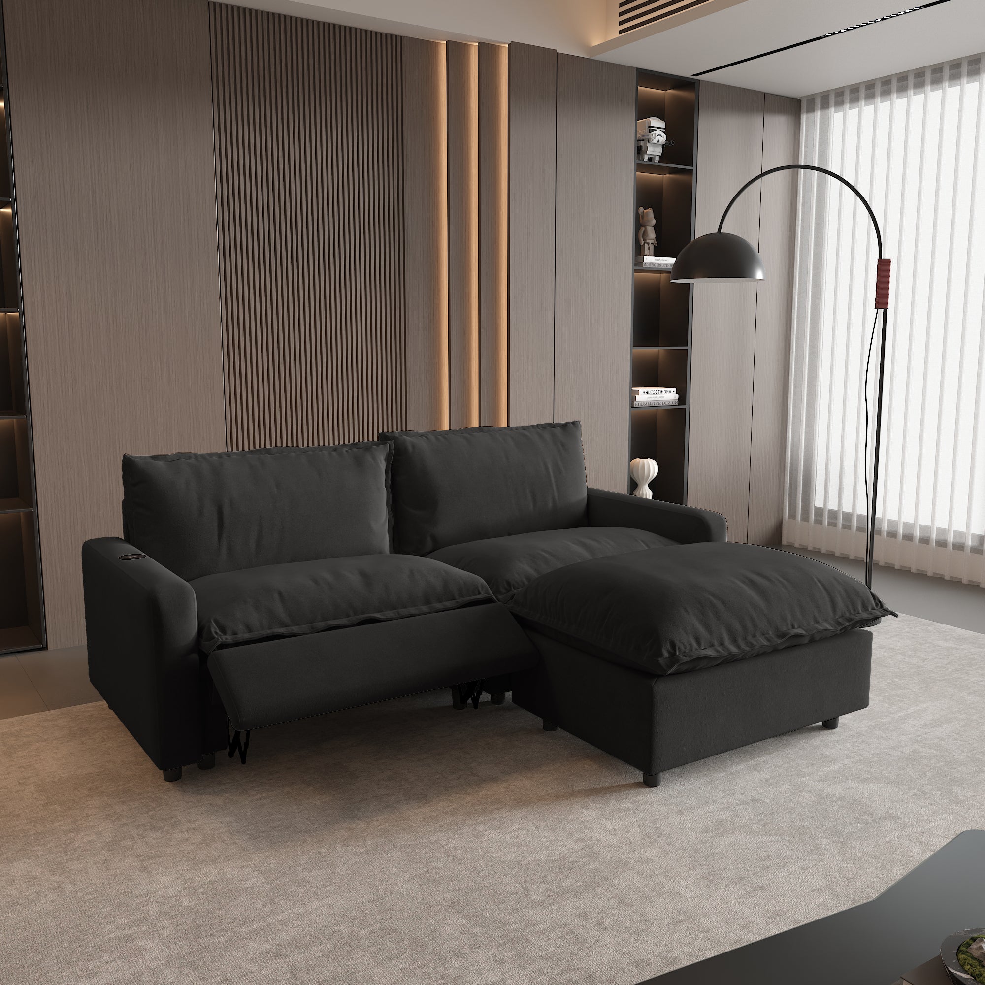 Power Recliner Sofa Couch Set, SF151
