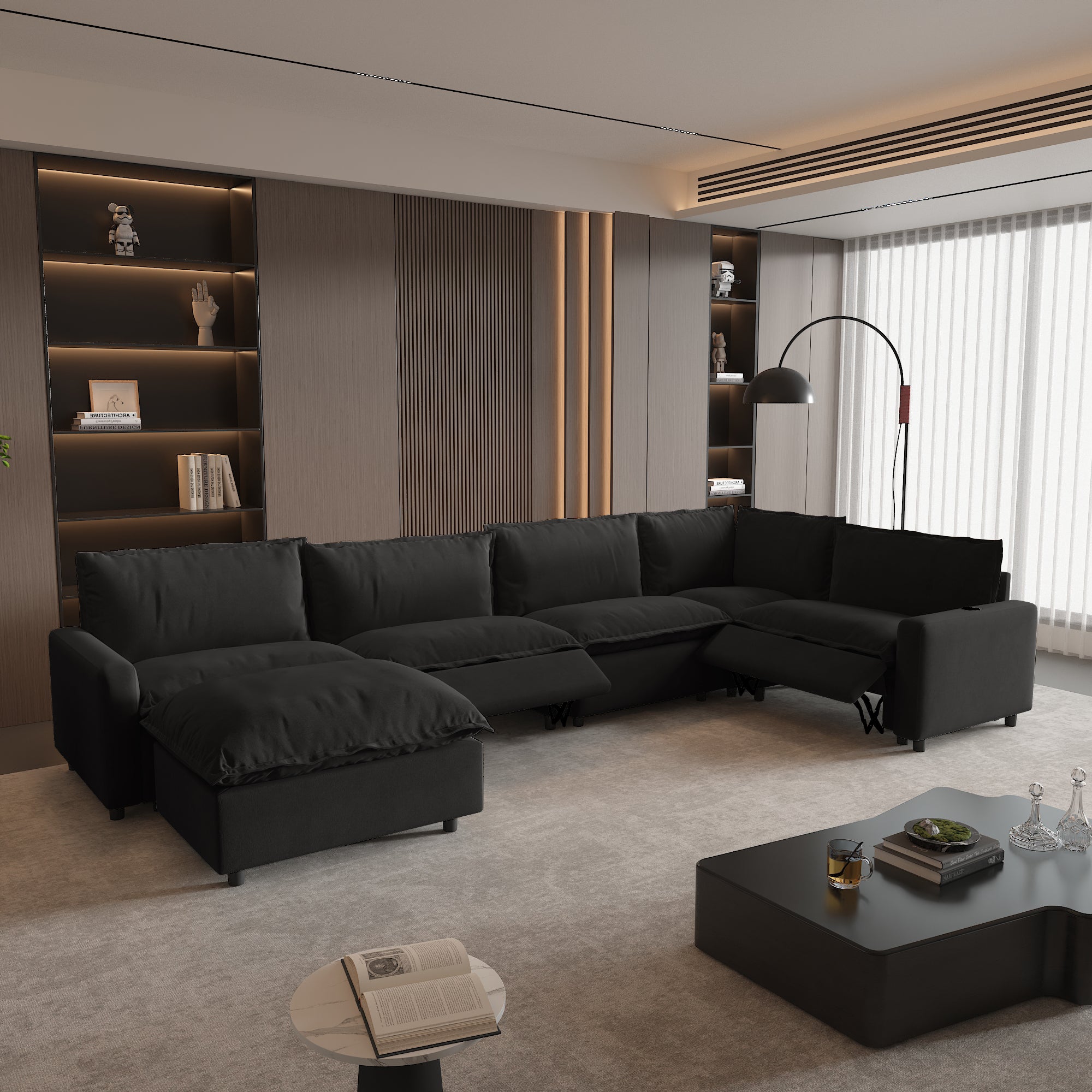 Power Recliner Sofa Couch Set, SF151