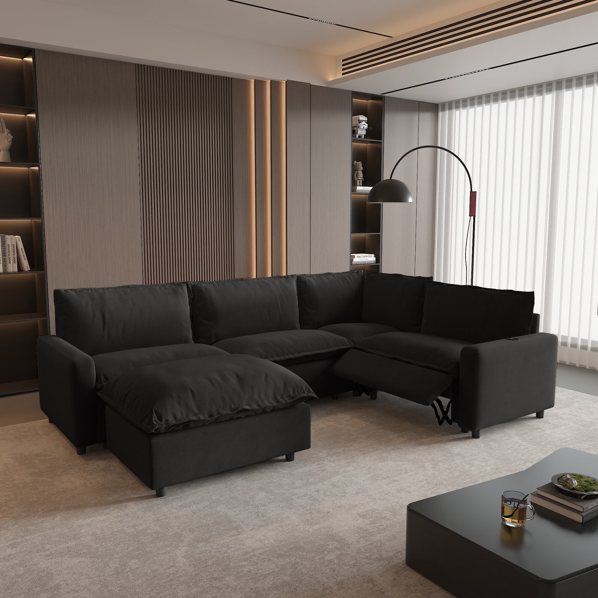 Power Recliner Sofa Couch Set, SF151