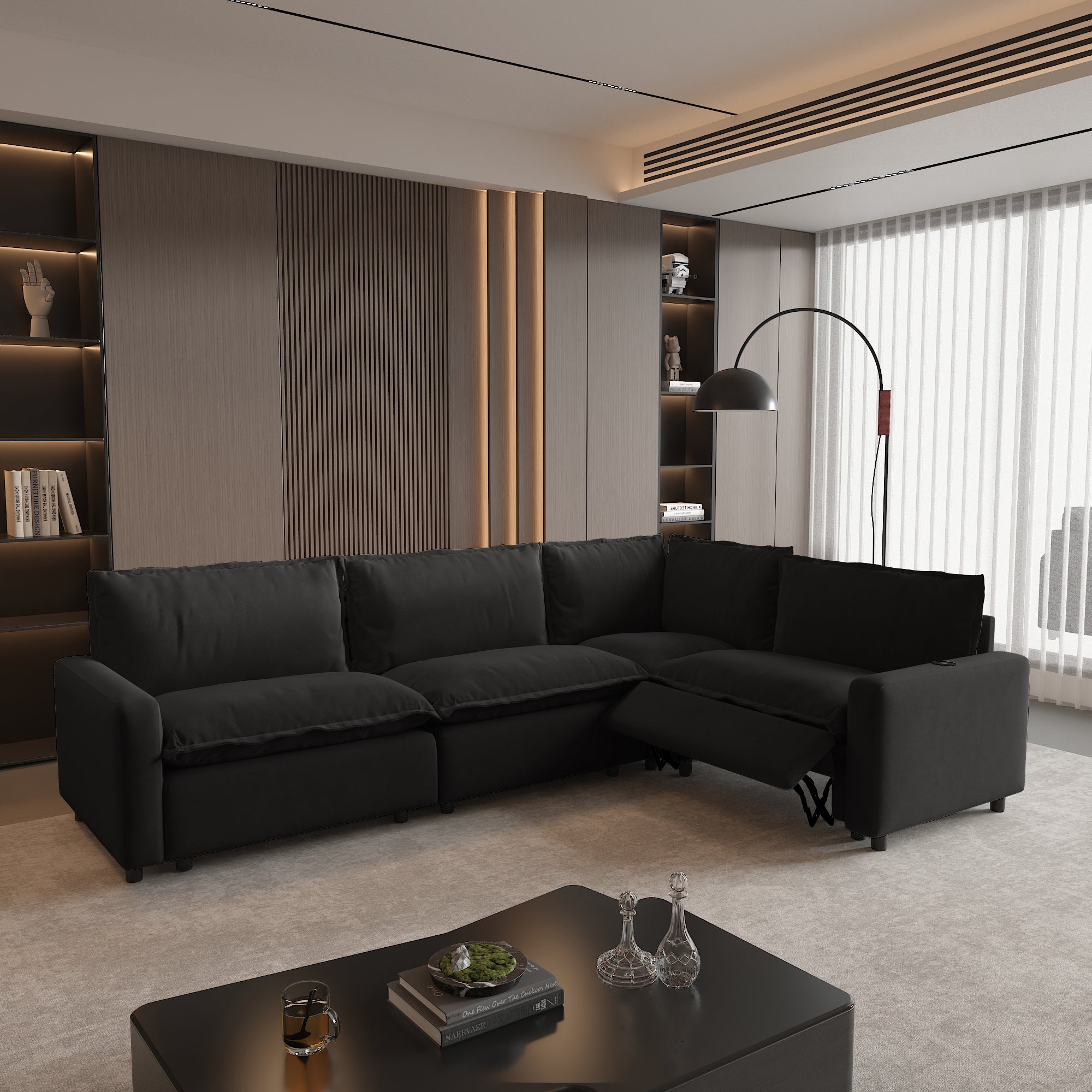 Power Recliner Sofa Couch Set, SF151