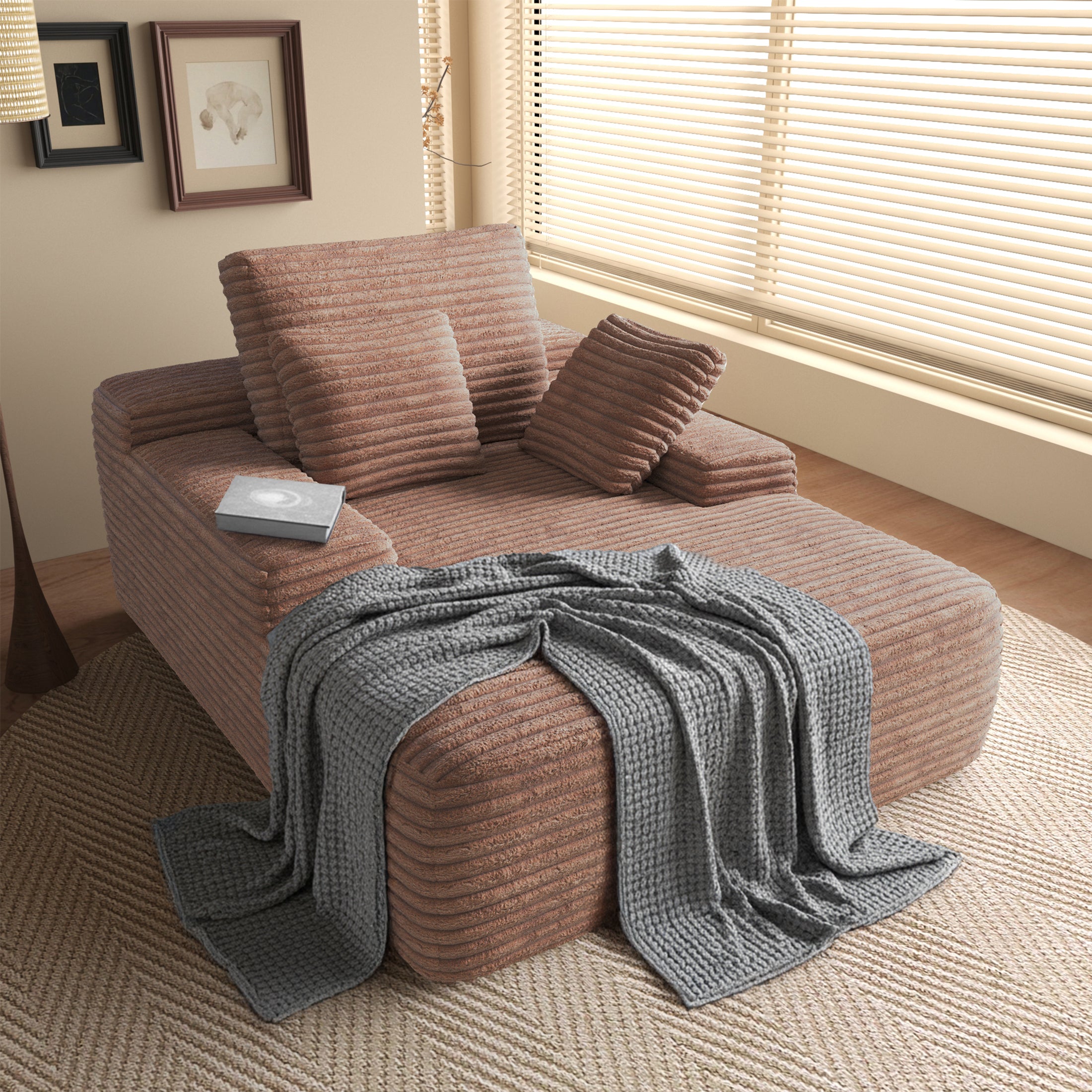 Modern Lazy Sofa Foam Couch Sectional Sofa Togo Sofa Floor Sofa, SF137