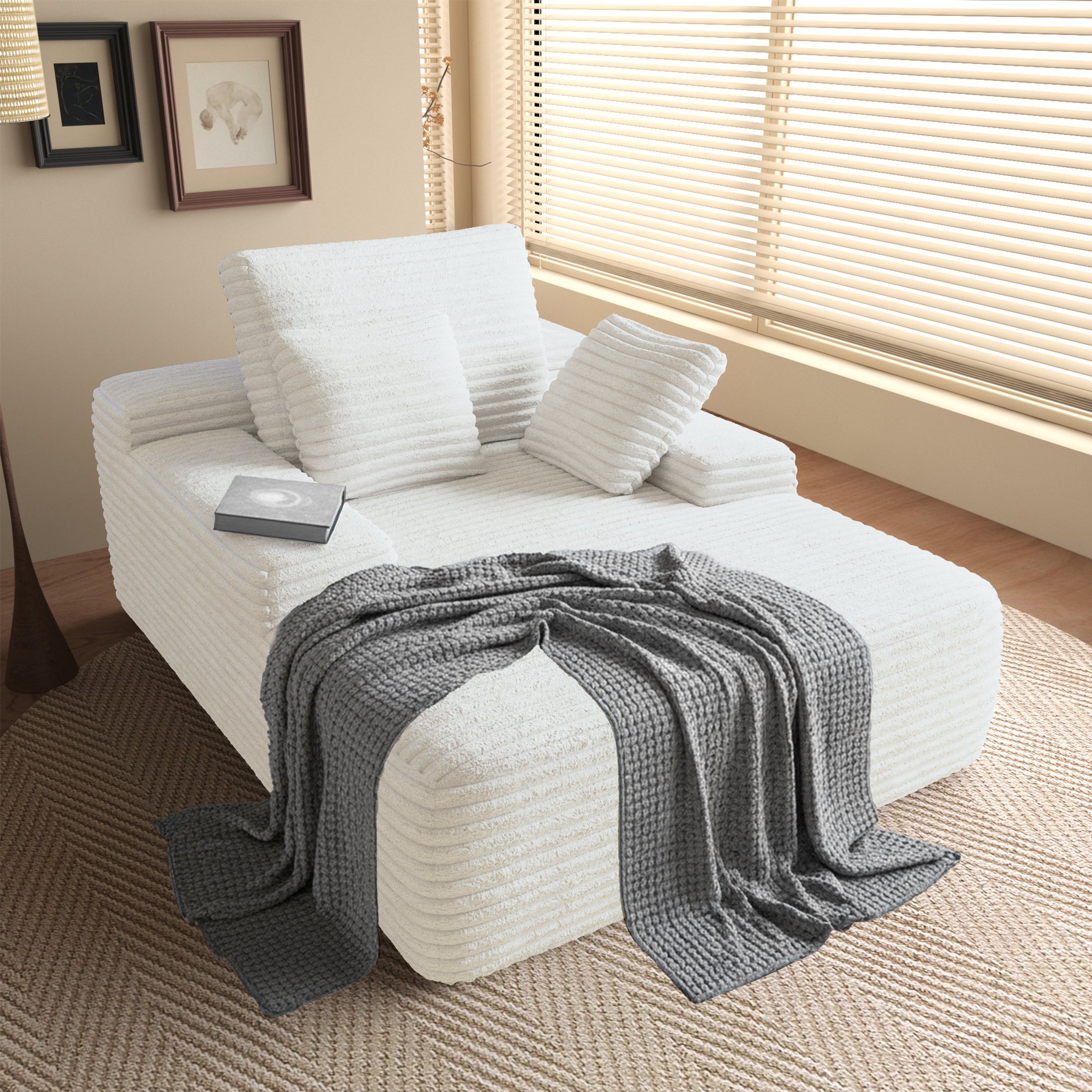 Modern Lazy Sofa Foam Couch Sectional Sofa Togo Sofa Floor Sofa, SF137