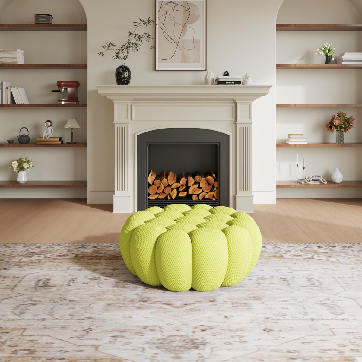Bubble Couch Modern, Oversized Curved Couches, Lazy Floor Sofa, SF133